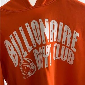 Billionaires boys club orange hoodie